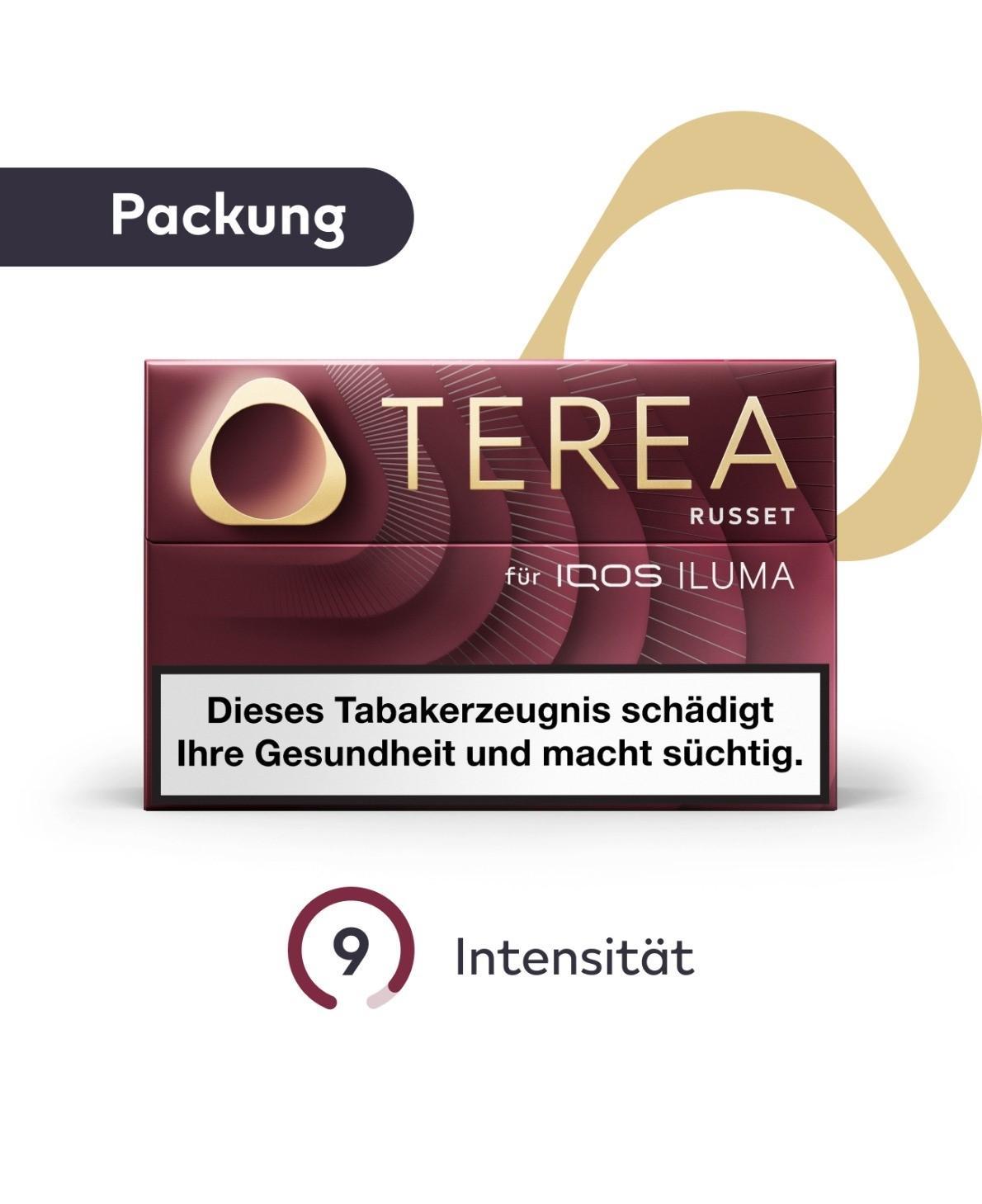 Terea Russet Tabaksticks Packung