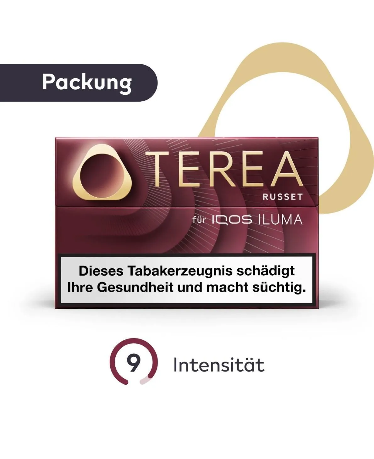 Terea Russet Tabaksticks Packung