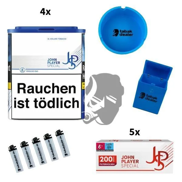 4x John Player Special Blue XL Tabak 36g