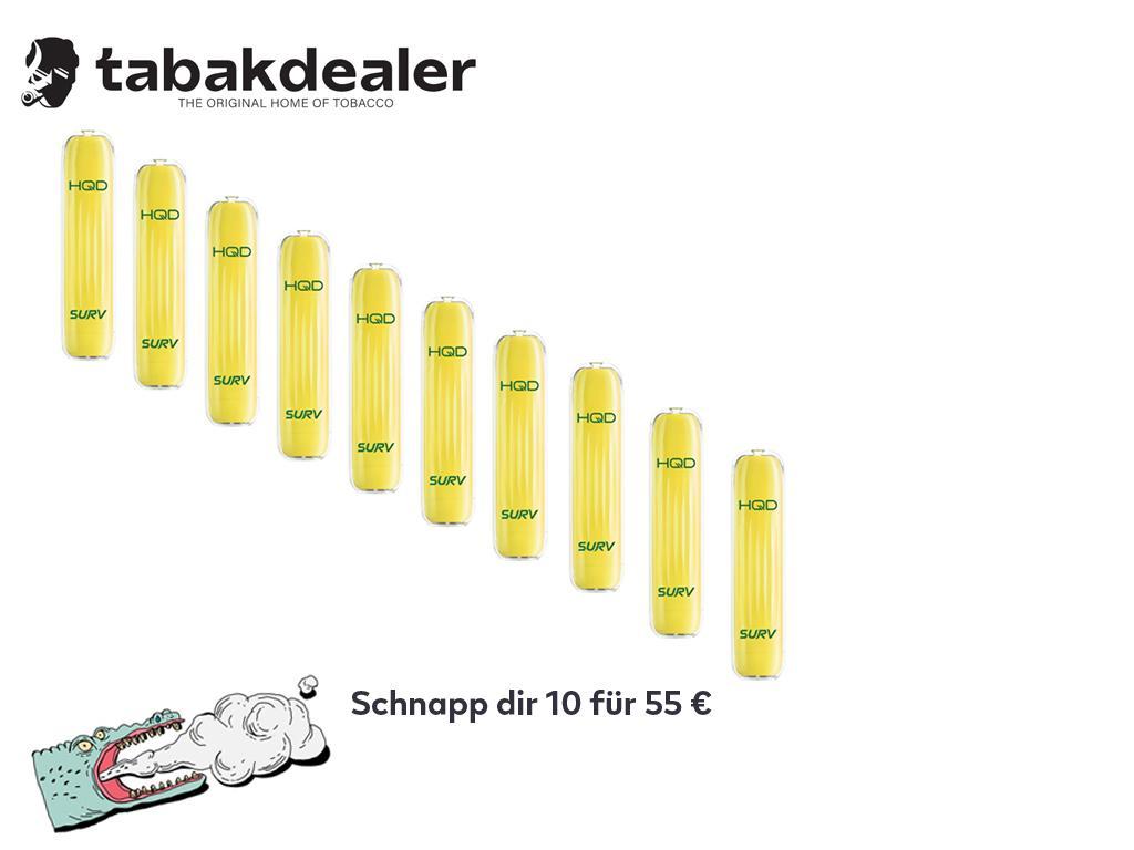 HQD SURV Mambo E-Shisha 10 Stück