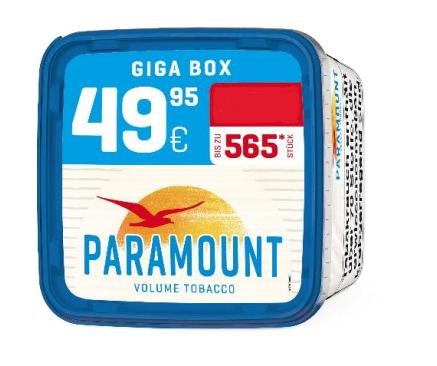Paramount Blue Volumen Tobacco beim Tabakdealer