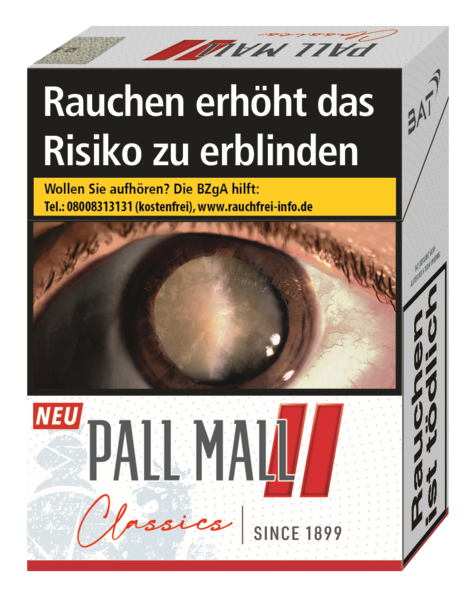 Pall Mall Classics Red XXL 12 x 22 Zigaretten Pall Mall Classics Red XXL 12 x 22 Zigaretten