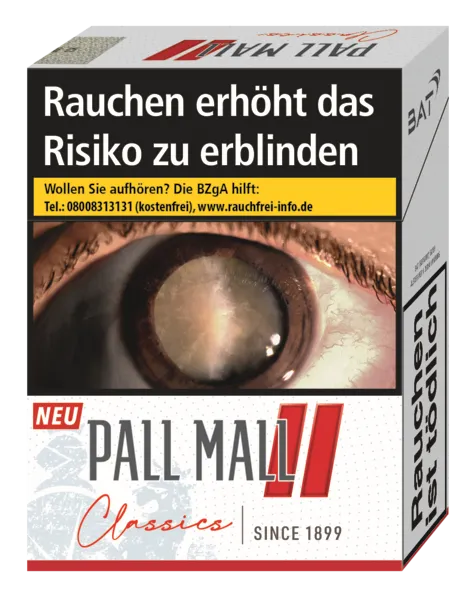 Pall Mall Classics Red XXL 12 x 22 Zigaretten