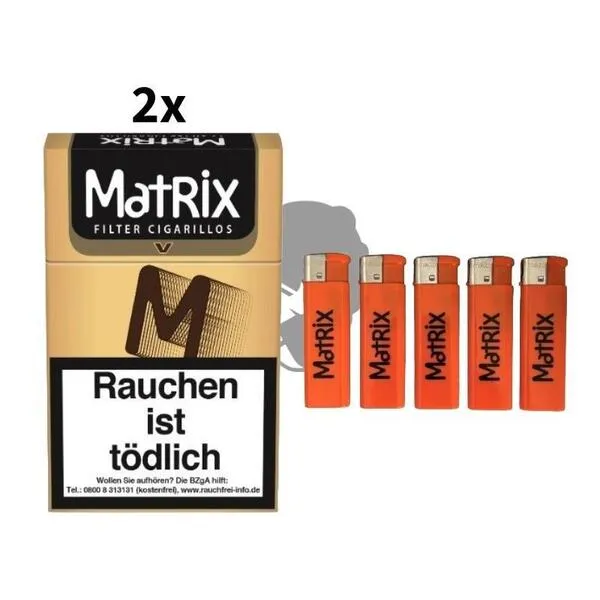 2 x Matrix V Filter Cigarillos