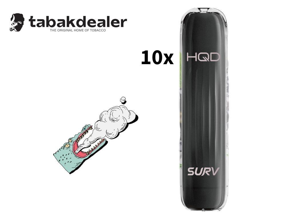 HQD SURV Black Ice E-Shisha 10 Stück 
