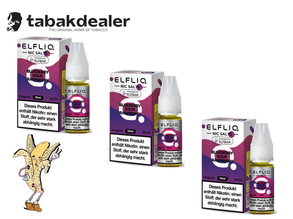 ELFLIQ Blueberry Sour Raspberry 10mg/ml 3er 3 x 1 Stück