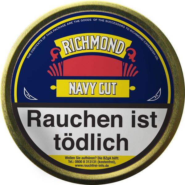 Richmond Navy Cut Pfeifentabak 1 x 50g Krüll Richmond Navy Cut Pfeifentabak 1 x 50g Krüll