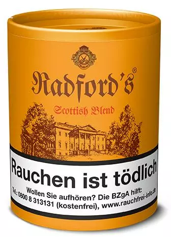 Radfords`s Scottish Blend Pfeifentabak 1 x 200g Krüll