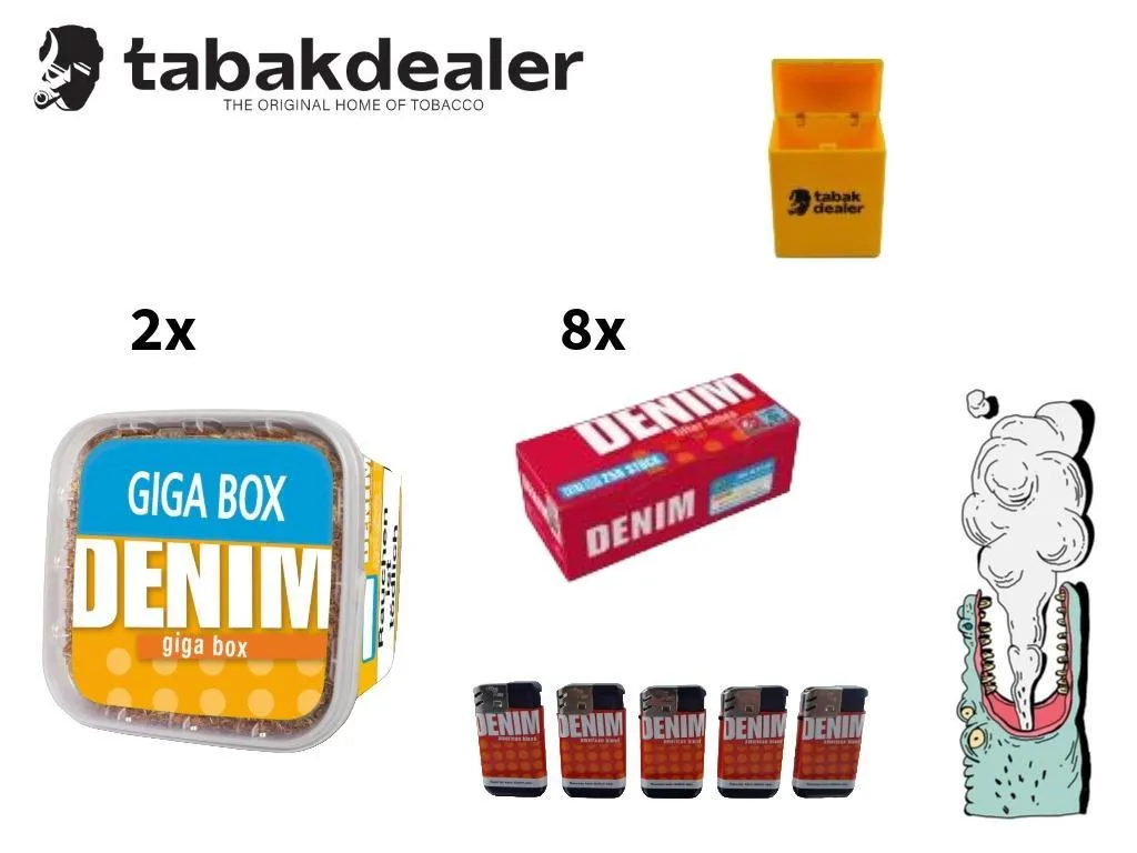 2x Denim 5XL Tabak 315g