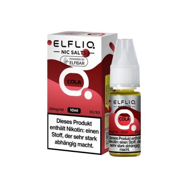 ELFLIQ - Cola 20mg/ml Nikotinsalz, 10ml Liquid ELFLIQ - Cola 20mg/ml Nikotinsalz, 10ml Liquid