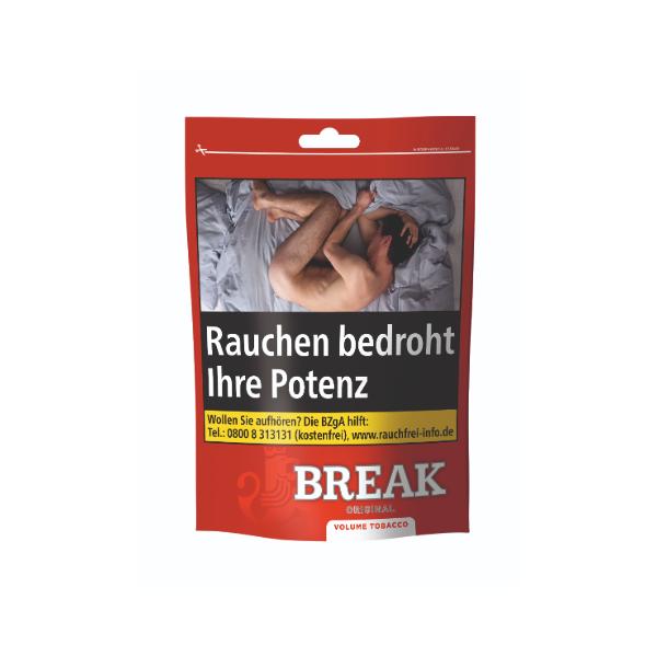 Break Original Volumentabak Zip Bag 1 x 125g Tabak Break Original Volumentabak Zip Bag 1 x 125g Tabak