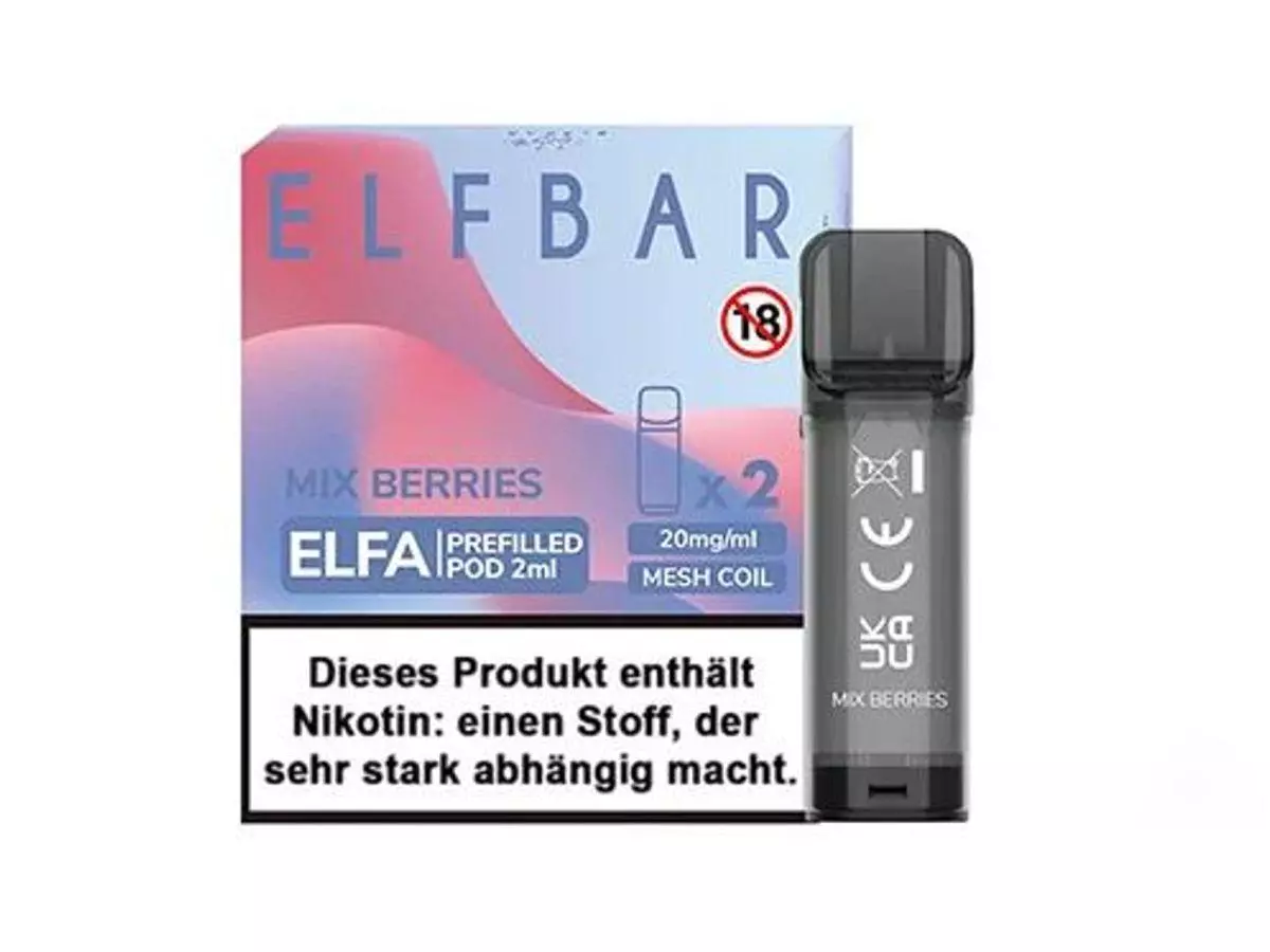 Elfbar Elfa Pod Mix Berries 20mg/ml Nikotin 1 x 2 Pods