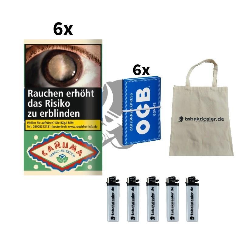6x Canuma Drehtabak Pouch 30g 