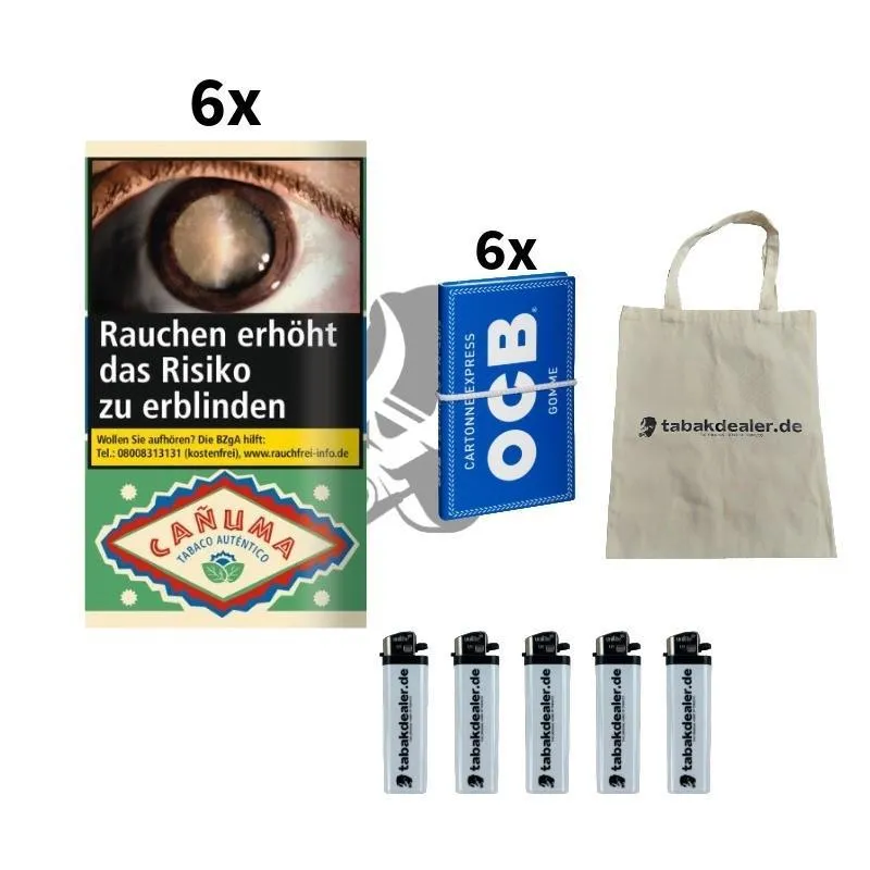 6x Canuma Drehtabak Pouch 30g