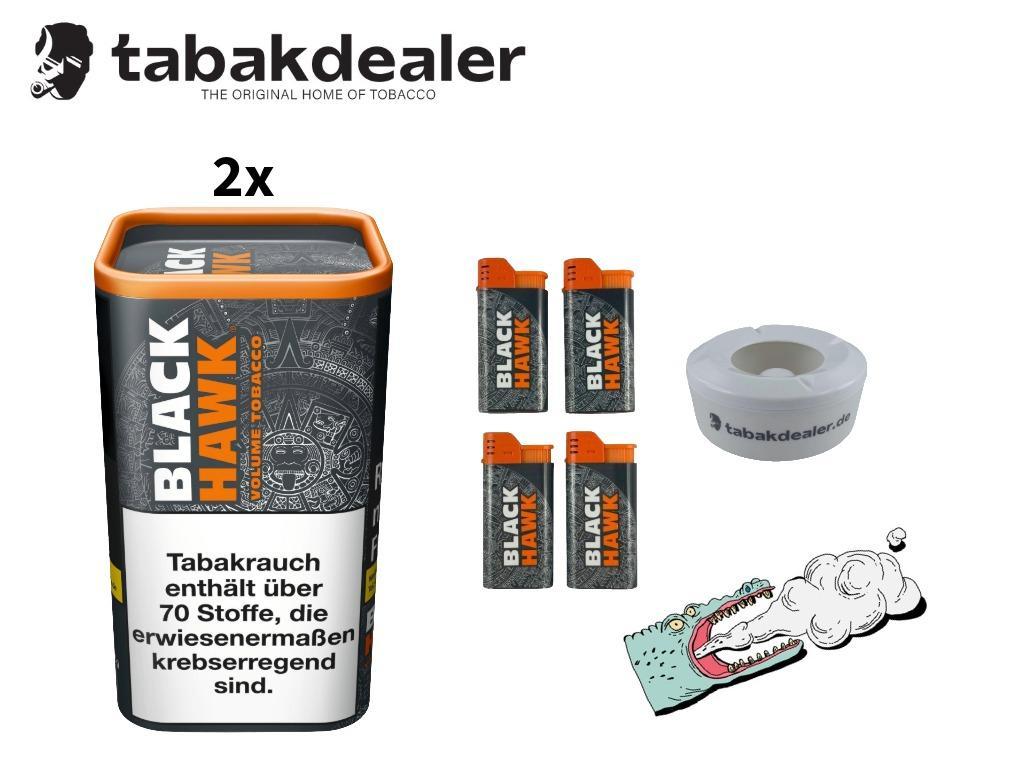 2x Black Hawk Volumentabak 90g 2x Black Hawk Volumentabak 90g
