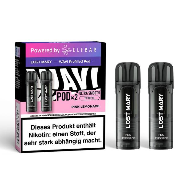 Lost Mary Wavi Pink Lemonade Lost Mary Wavi Pod Pink Lemonade 20mg