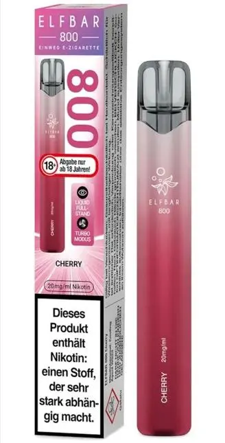 ELFBAR 800 Cherry 20mg/ml