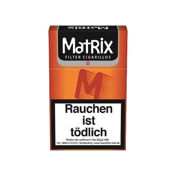 Matrix Orange Filter Naturdeckblatt 10 x 17 Zigarillos