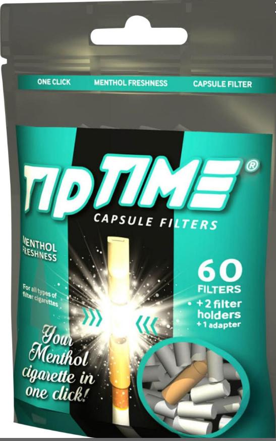 Tip Time Kapsel-Filter Menthol 1 x 60 Stück