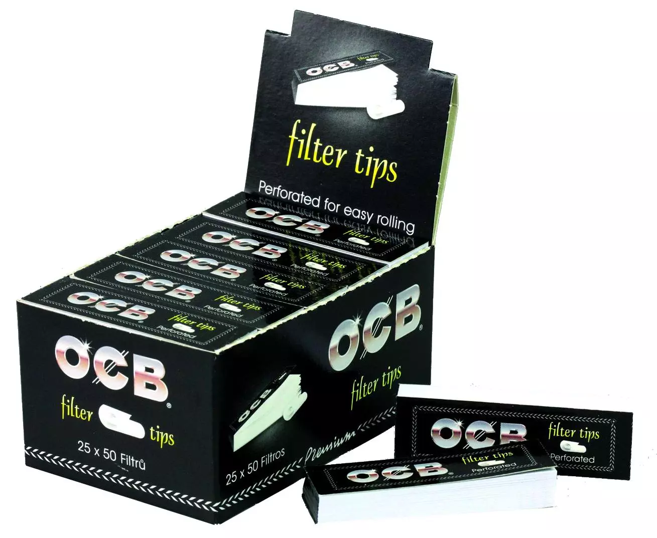 OCB Filter Tips 25 x 50 Blatt 
