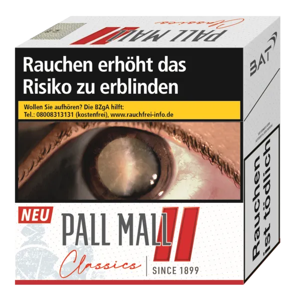 Pall Mall Classics Red King 6 x 41 Zigaretten