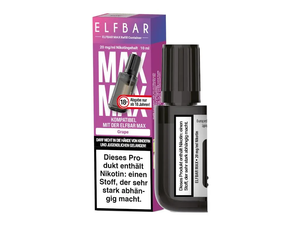 ELFBAR MAX 10ml Ref. Cont. Grape