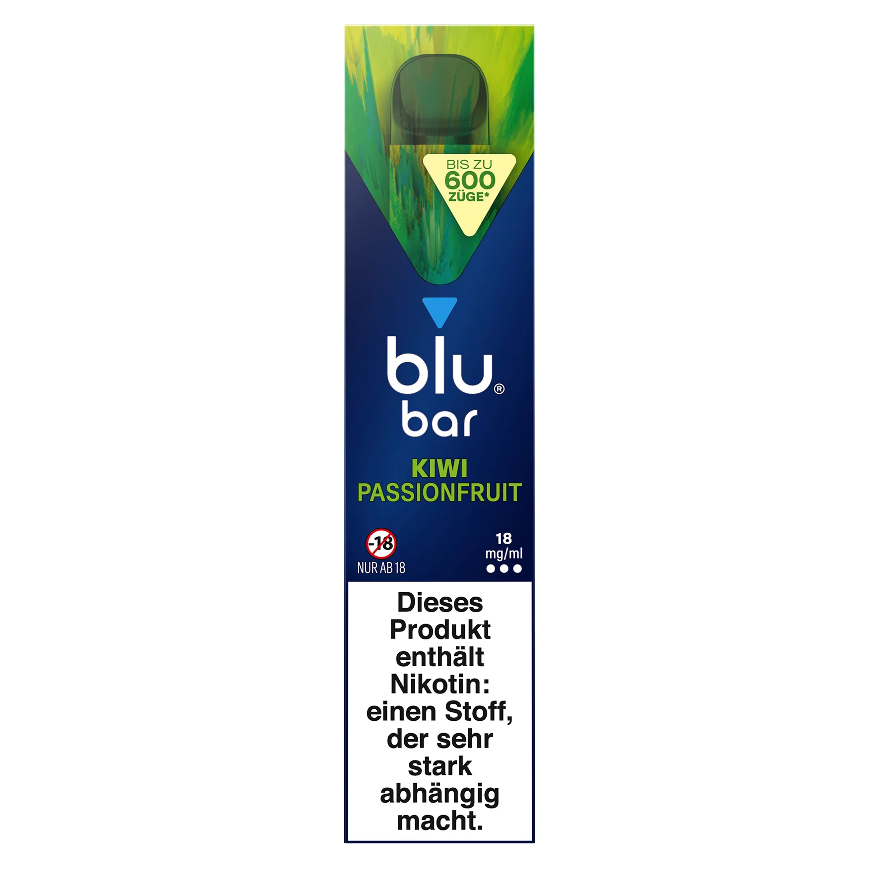 blu bar Kiwi Passionsfrucht E-Shisha 18mg/ml