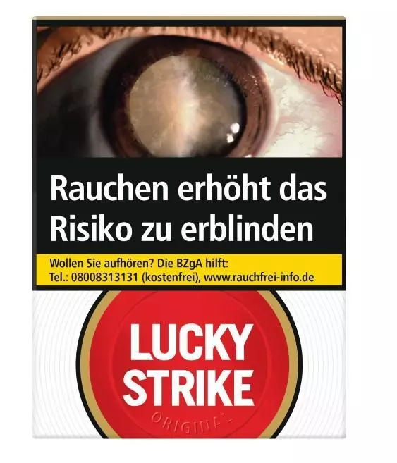 Lucky Strike Original Red ohne Filter 10 x 20 Zigaretten