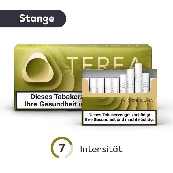 Terea Yellow Green Tabaksticks Stange
