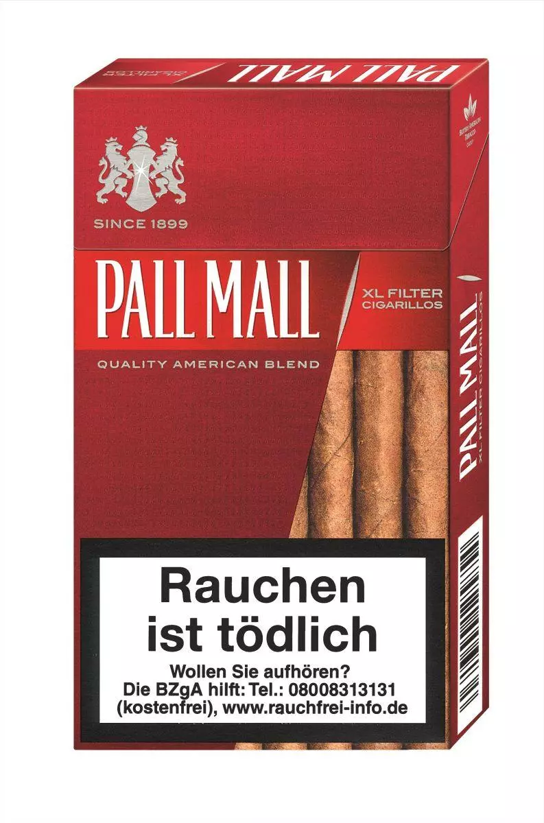 Pall Mall Red Filtercigarillos 10 x 17 Zigarillos