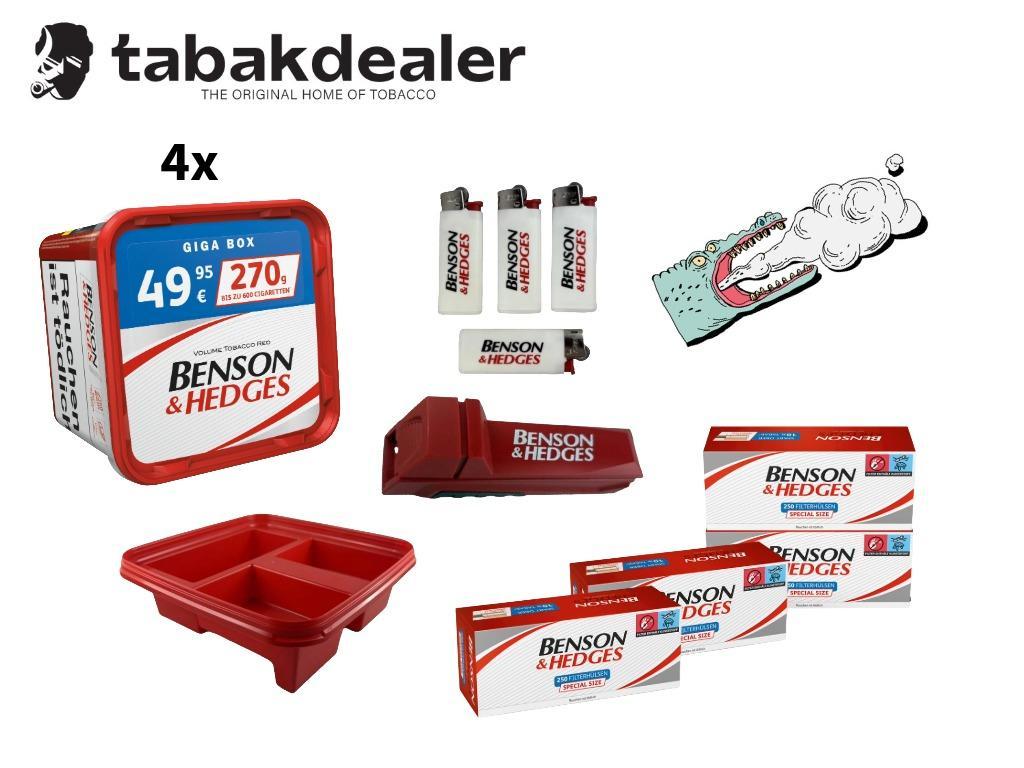 4x Benson & Hedges 270g Tabak 