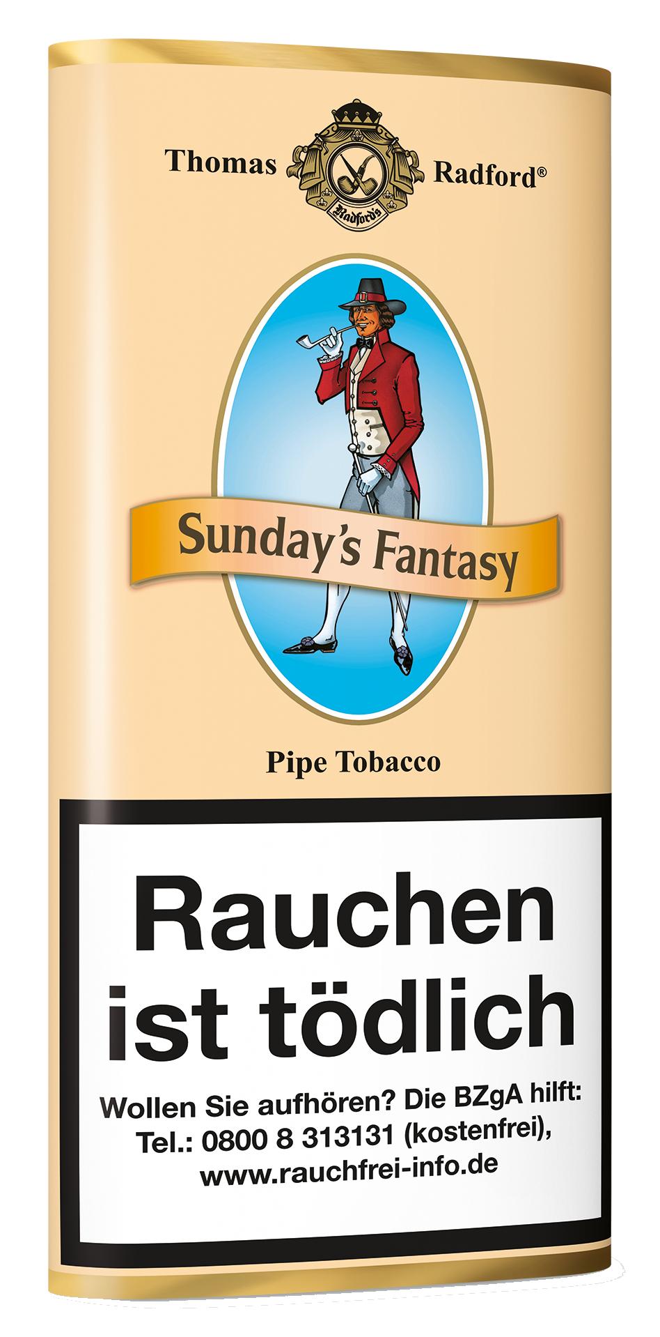 Radfords Sundays Fantasy Pipe Tobacco 1 x 50g Pfeifentabak 50g