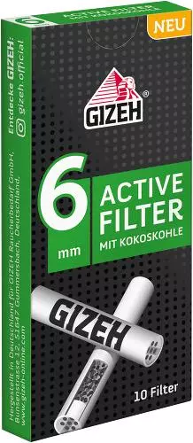 Gizeh Black Active Filter 20 x 10 Filter
