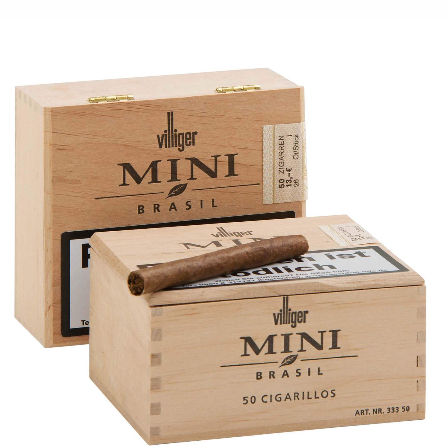 Villiger Mini Brasil 2 x 50 Zigarillos 1 x 50St Zigarren