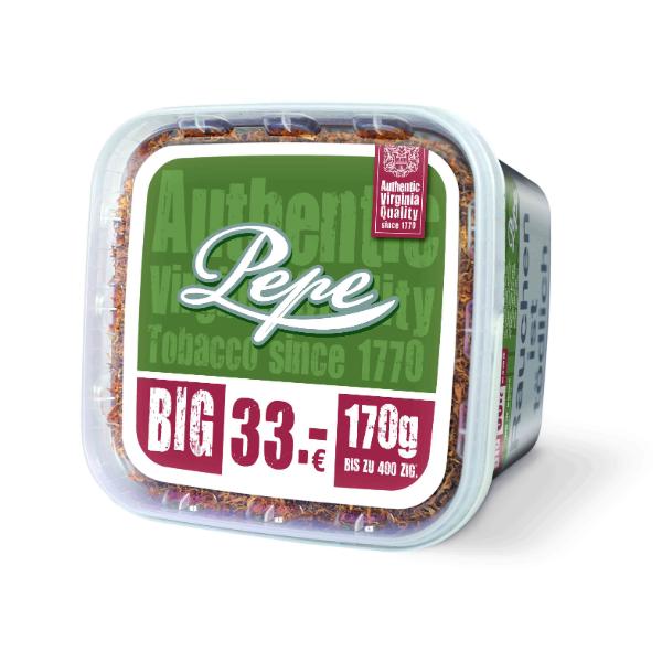 Pepe Rich Green Volumentabak Big Box 1 x 170g Tabak