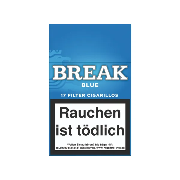 Break Blue Filter Cigarillos 10 x 17 Zigarillos
