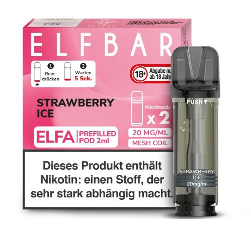 ELFBAR Elfa Pod Strawberry Ice 20mg/ml ELFBAR Elfa Pod Strawberry Ice 20mg/ml