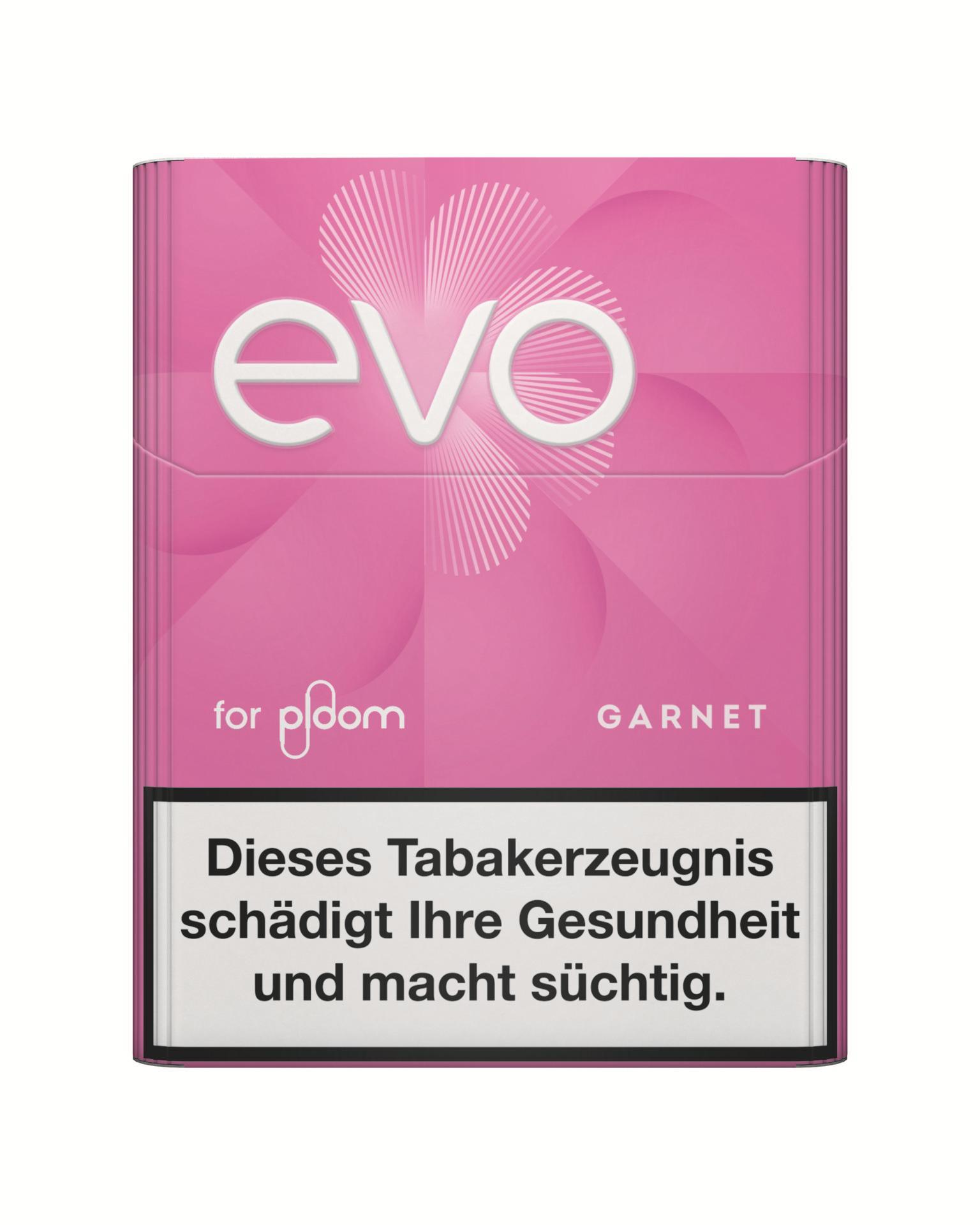 EVO Tobacco Sticks Garnet Packung EVO Tobacco Sticks Garnet Packung