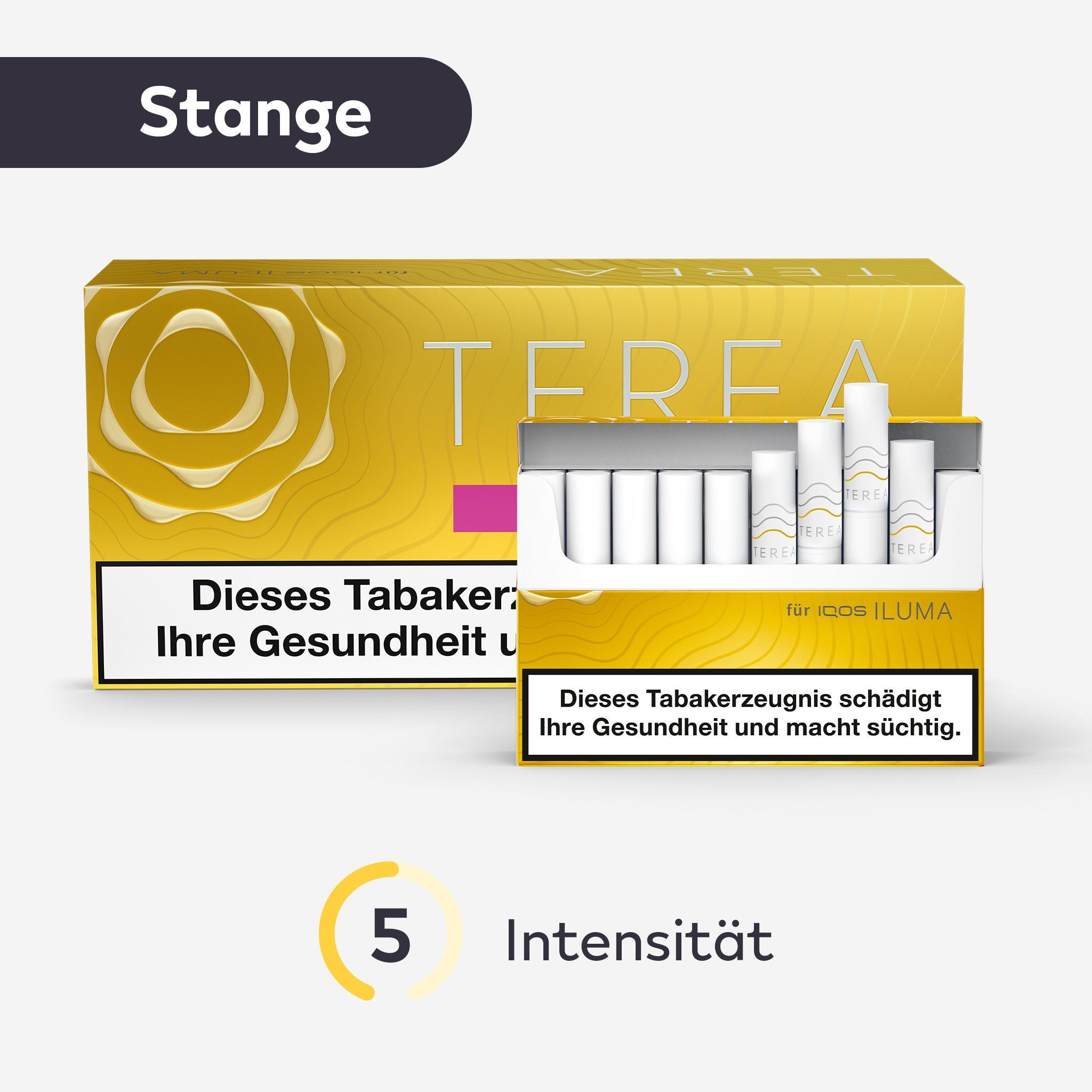 Terea Yellow Tabaksticks Stange