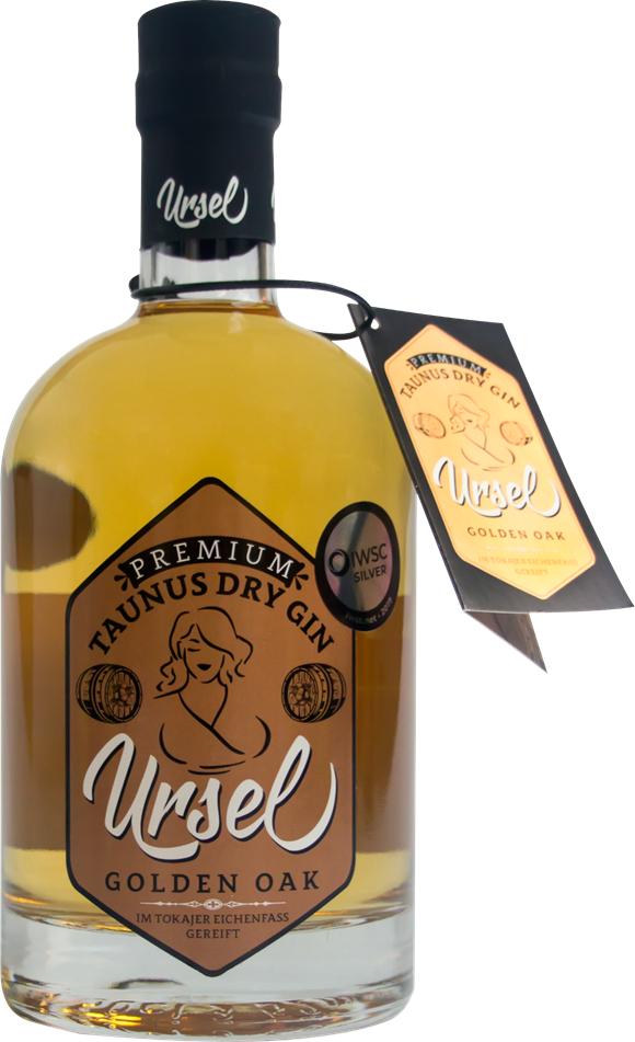 Taunus Dry Gin Ursel Golden Oak 47% vol 1 x 500ml 1 x 0,5l