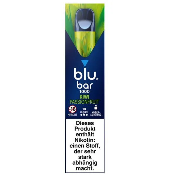 blu bar Kiwi Passionsfrucht E-Shisha 18mg/ml