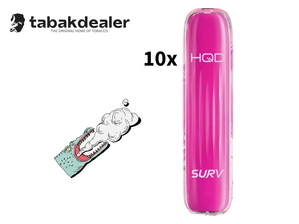 HQD SURV Strawberry Watermelon 10 Stück