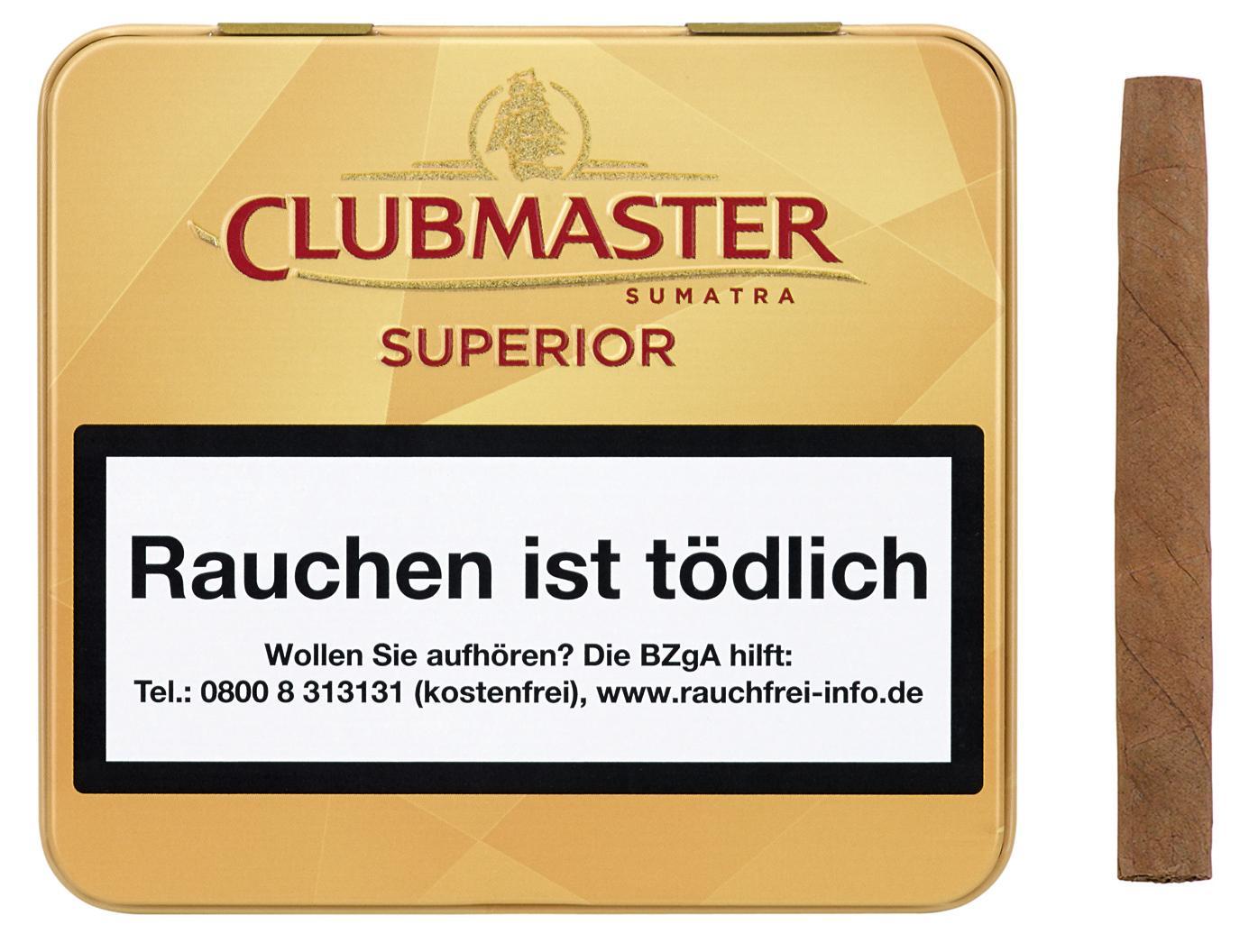 Clubmaster Superior Sumatra No. 141 5 x 20 Zigarillos 20St