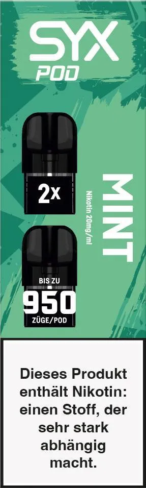 SYX Pod Cartridge Mint 20mg
