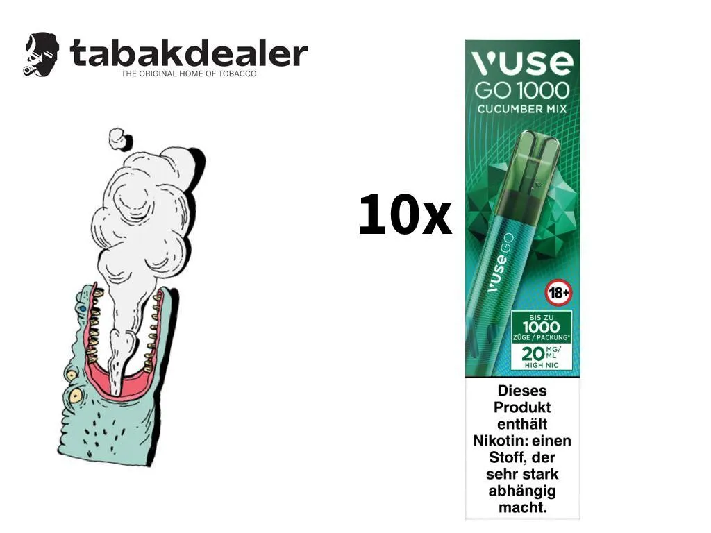 Vuse GO E-Shisha Cucumber Mix 10er