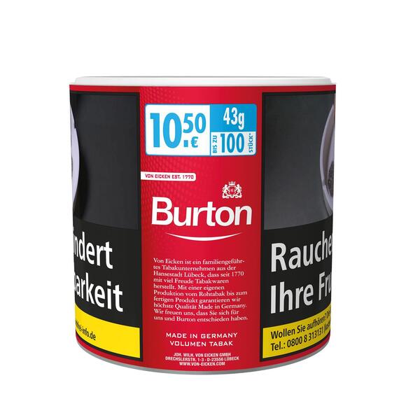 Burton Original Red 1 x 43g Tabak Burton Original Red 1 x 43g Tabak