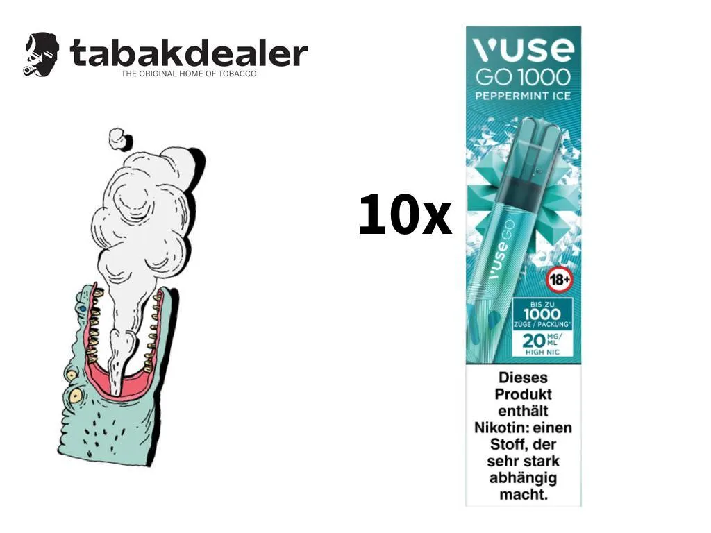 Vuse GO 1000 Peppermint Ice 10er