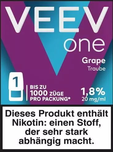 VEEV One Pod Grape 20mg/ml 1 Pod 1 Stück