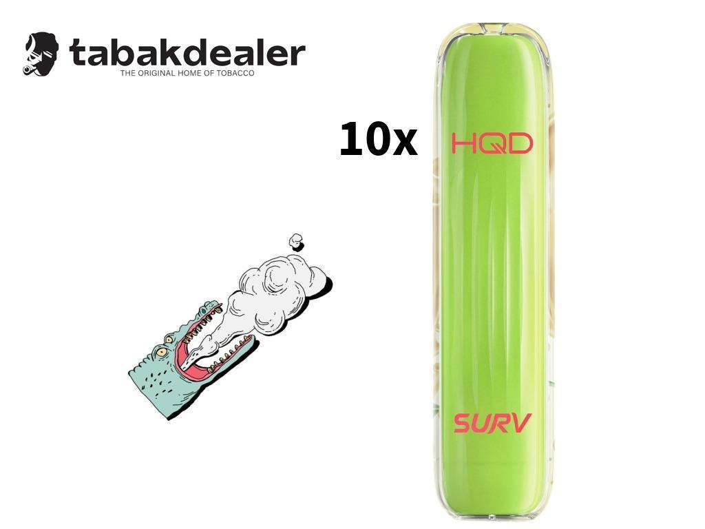 HQD SURV Double Apple E-Shisha 10 Stück 