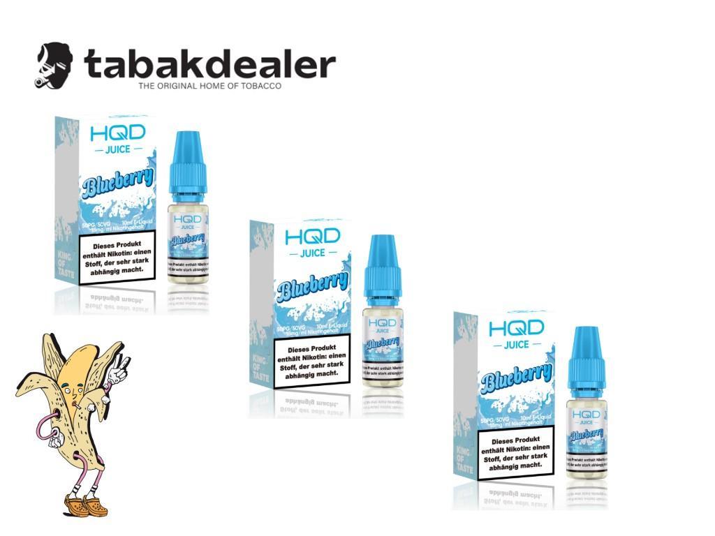 HQD Juice Blueberry 18mg/ml 3er HQD Juice Blueberry 18mg/ml 3er